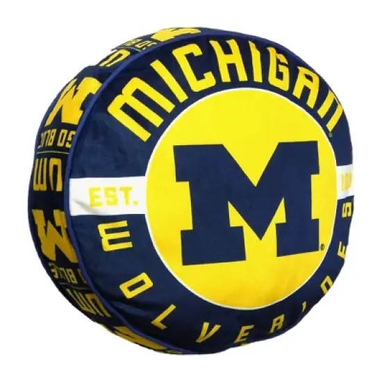 15" NCAA Michigan Wolverines Cloud Pillow image {1}