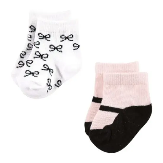 Hudson Baby Infant Girl Sock and Headband 12pc Set, Mom Dad, 0-9 Months image {4}