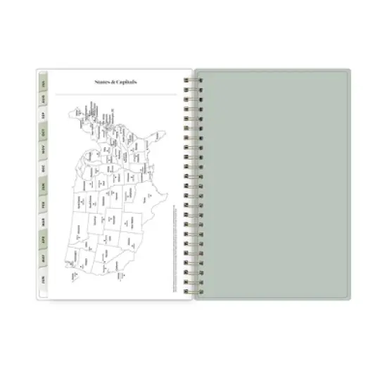 The Everygirl X Day Designer 2024-25 Weekly/Monthly Planner with Notes 8"x5" Wirebound Soft Sage: Adult Stationery July-June image {17}