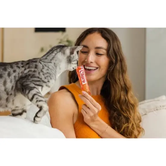 Inaba Churu Halloween Tuna and Salmon Flavor Lickable Cat Treats - 4oz/8ct image {2}