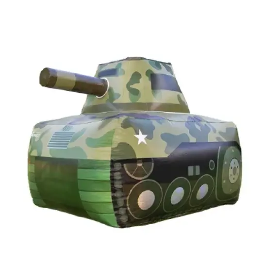 Dazmers Inflatable Army Tank - Green image {4}