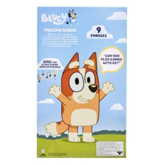 Bluey Sound Effects Talking Bingo Stuffed Plush image {3}