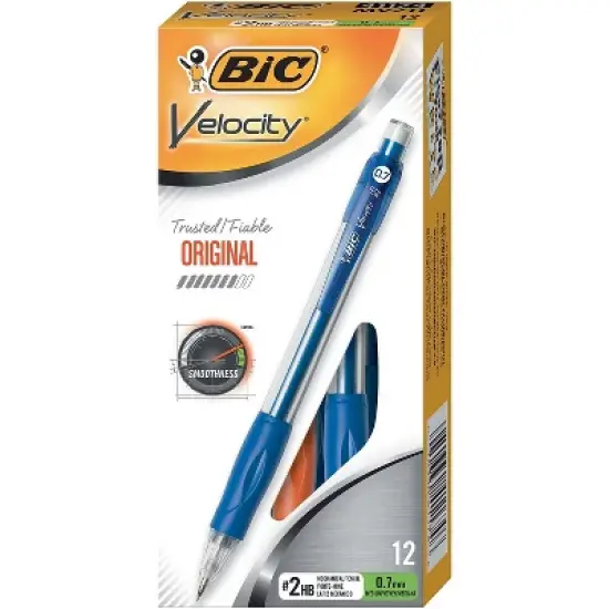 Bic Velocity Original Mechanical Pencil .7mm Blue MV711BK image {6}