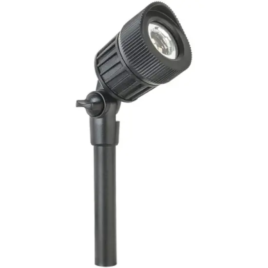 Paradise Low-Voltage 7W Warm White LED Junior Outdoor Spot Light, Black (Pack of 1) image {6}