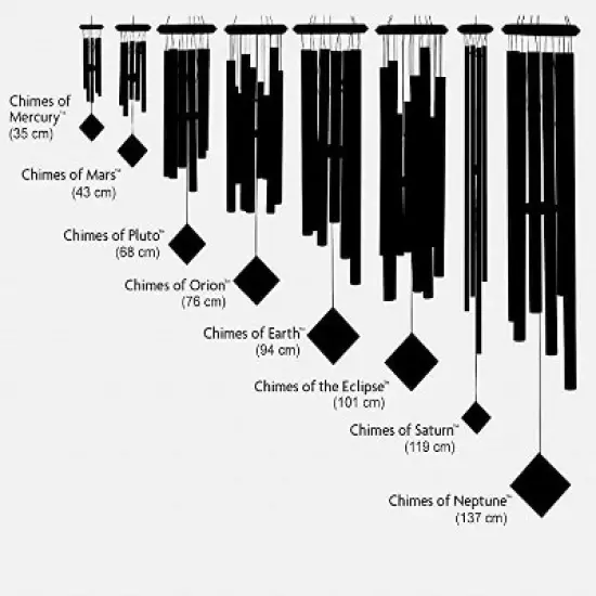Woodstock Wind Chimes Encore Collection, Chimes of Earth, 37'', Wind Chimes for Outdoor, Patio, Home or Garden Decor image {7}
