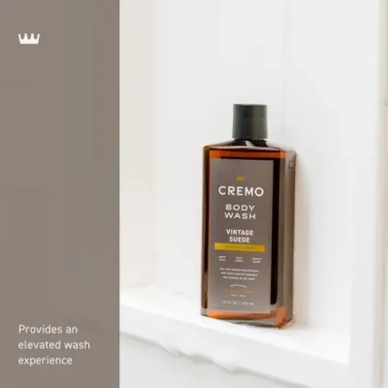 Cremo Vintage Suede Body Wash - 16 fl oz image {3}