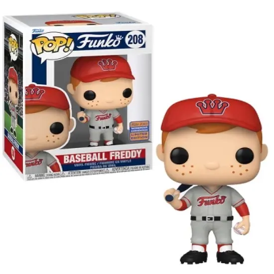 Funko Exclusive Funko POP | Baseball Freddy (Red Hat) image {2}