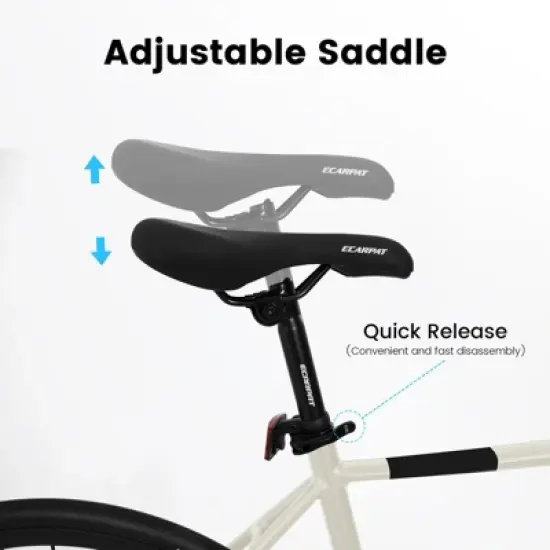 Aukfa 700Cx28 Road Bike - Lightweight Aluminum Frame, 16-Speed, Disc Brakes - Fast Acceleration Bike for Men & Women image {3}