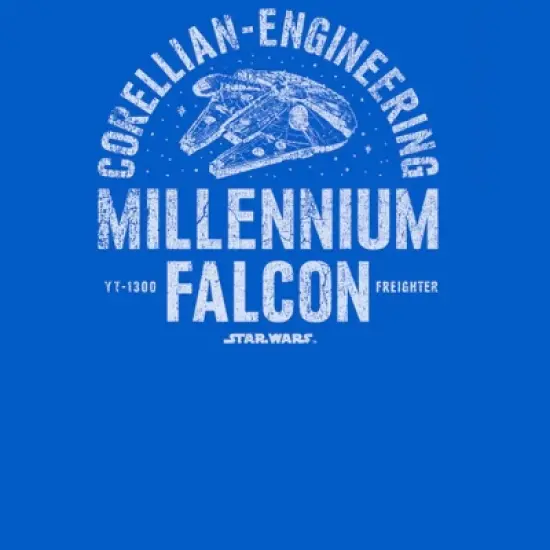 Men's Star Wars Millennium Falcon Corellian Engineering T-Shirt image {1}