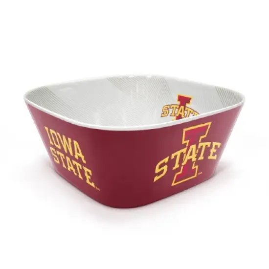 NCAA Iowa State Cyclones Serving Bowl: Melamine Rounded Square Tableware image {6}