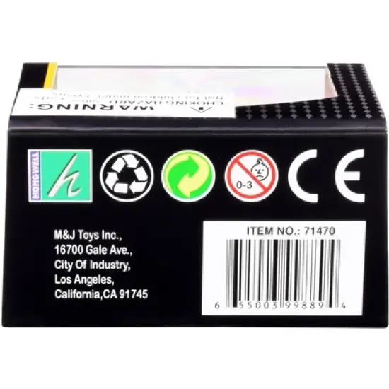 Volkswagen Beetle #53 White in Display Case 1/72 Diecast Model Car by Cararama image {2}