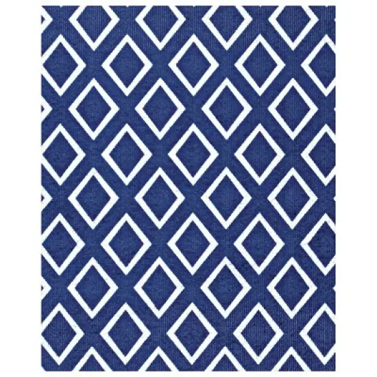 3pk Gemstone Indoor/Outdoor Rug Runner Mat Blue/White - Foss Floors image {3}