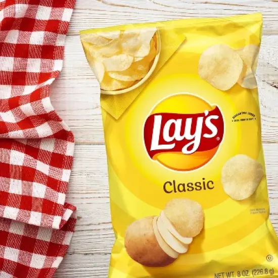Lay's Classic Potato Chips - 8oz image {2}