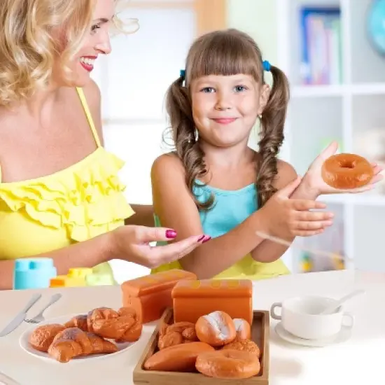 Link Ready! Set! Play!12 Piece Pretend Play Bread Food Playset image {5}