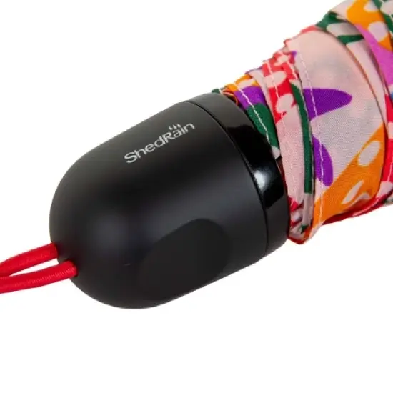 ShedRain Mini Manual Compact Umbrella - Pink image {4}