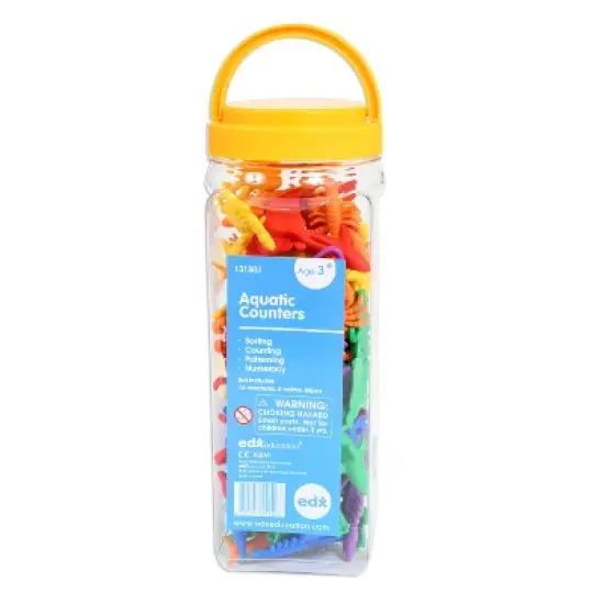 Edx Education Aquatic Counters, Set of 84 image {1}