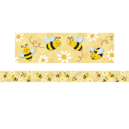 Teacher Created Resources&reg; Buzzing Bees Straight Border Trim, 35 Feet Per Pack, 6 Packs image {1}