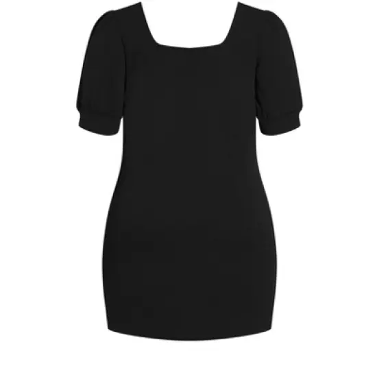 Women's Plus Size Electric Dress - black | CITY CHIC image {4}