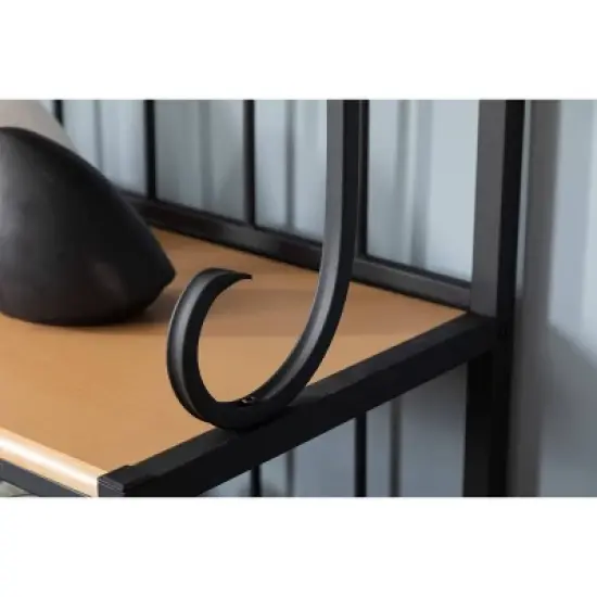 Praha Bakers Rack Black - Boraam image {11}