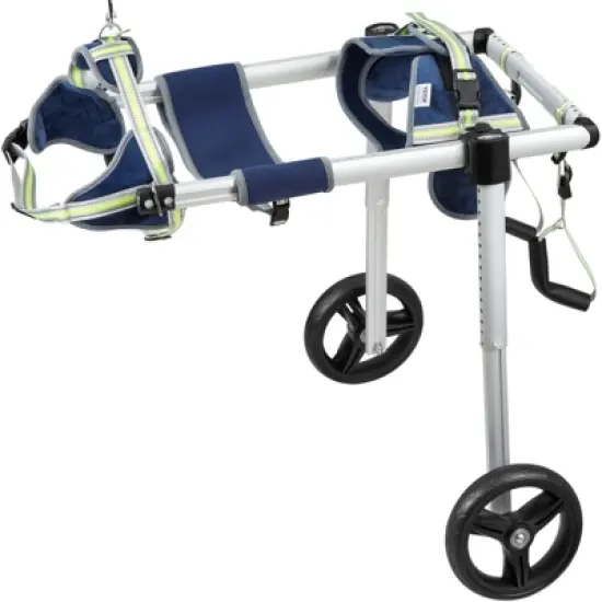 Munora 2-Wheel Large Dog Wheelchair - Adjustable Mobility Aid for Dogs 48-88lbs with 8" EVA Wheels (Size L) image {9}