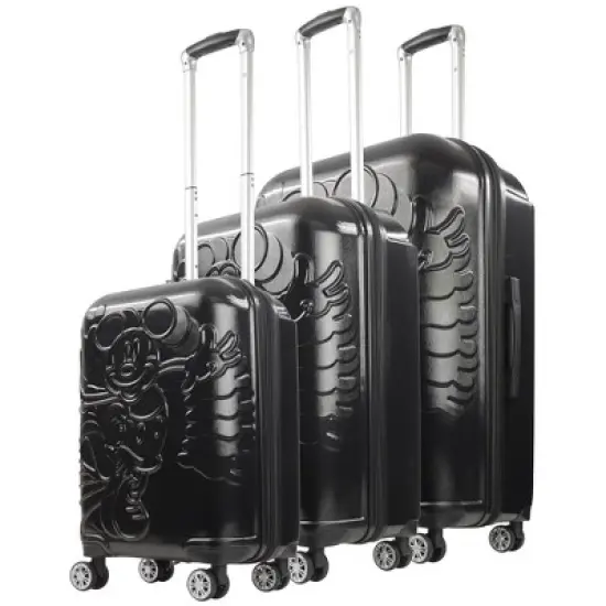Disney Ful Running Mickey Mouse Molded  Hardside 3 pc luggage set image {5}