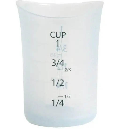 iSi Basics Silicone Flexible Clear Measuring Cup, 1 Cup image {1}