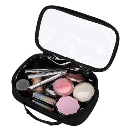 Byootique Portable Soft Sided Makeup Backpack Travel Barber Cosmetic Organizer image {7}