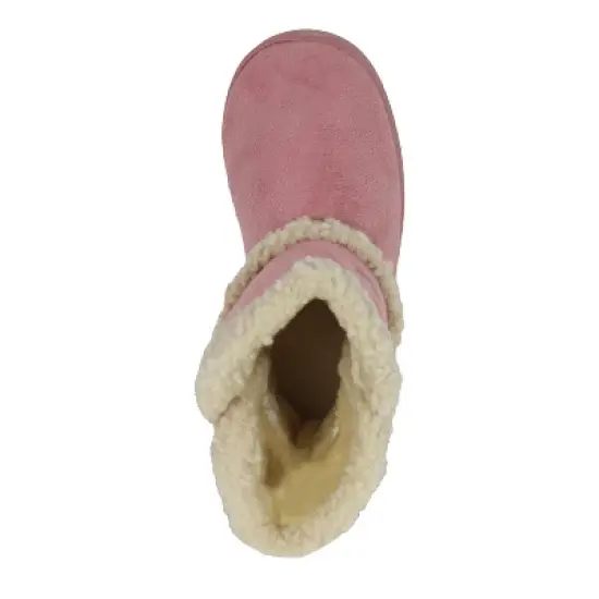 Rampage Girl's Winter Boots with Faux Fur Lined Shearling Trim Minimalist Boots for Girls with Fur - Winter Boots for Girls image {5}