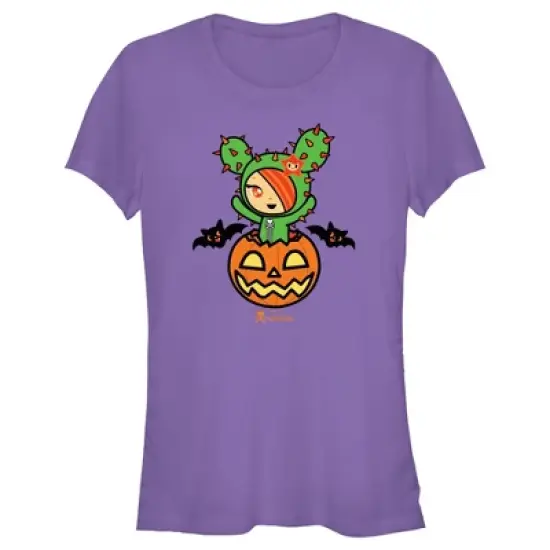 Junior's Tokidoki Halloween jack-o'-lantern SANDy T-Shirt image {3}