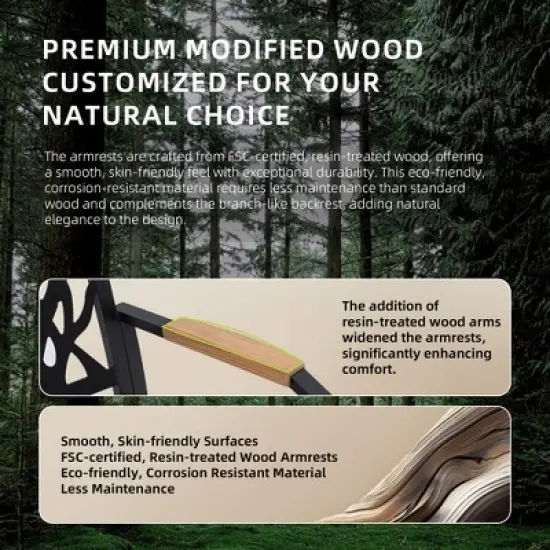 7-Piece Outdoor Patio Aluminum Dining Set with 59" Rectangular Table, 2 Swivel Rocker & 4 Armchairs, and Umbrella Hole image {3}