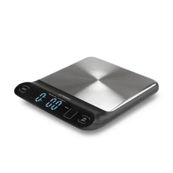 Polder 22lb Dry Kitchen Digital Scale and Silicone Cover Aqua image {11}