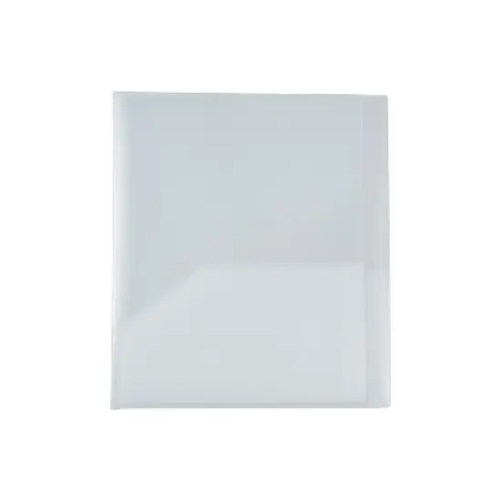 JAM Paper 10-Pocket Heavy Duty Folders Clear 3/Pack (389MP10clc) 389MP10CLC image {4}