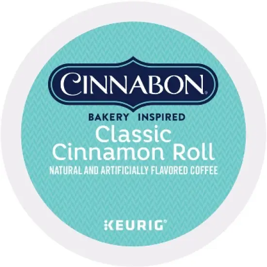 Cinnabon Classic Cinnamon Roll Flavored Keurig K-Cup Coffee Pods image {10}