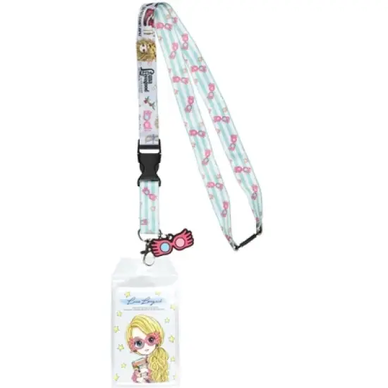 Harry Potter Luna Lovegood Character Inspired Lanyard ID Badge Holder image {5}