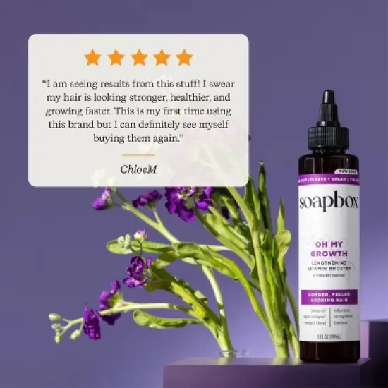 Soapbox Oh My Growth RinseOut Hair Treatment - 5 fl oz image {8}