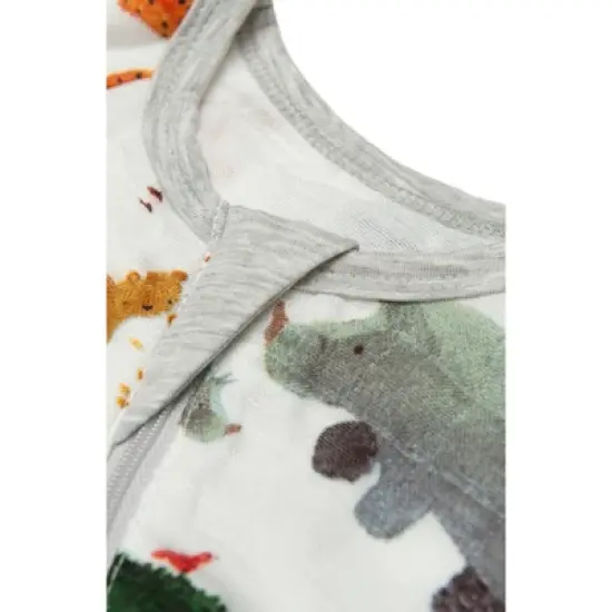 Loulou Lollipop Muslin Sleep Sack Wearable Blanket - Safari Jungle 12-24 Months image {4}