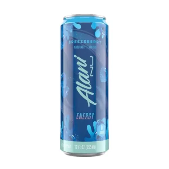 Alani Breezeberry Energy Drink -12 fl oz Can image {4}