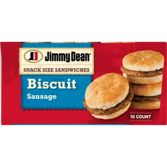 Jimmy Dean Biscuit Sausage Snack Size Frozen Sandwiches - 17oz image {5}