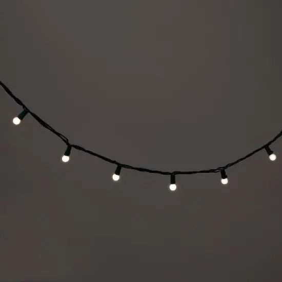 50ct LED Smooth Sphere Christmas String Lights with Green Wire - Wondershop&trade; image {6}