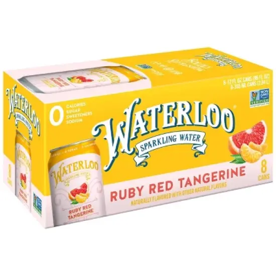 Waterloo Ruby Red Tangerine Sparkling Water - 8pk/12 fl oz Cans image {6}