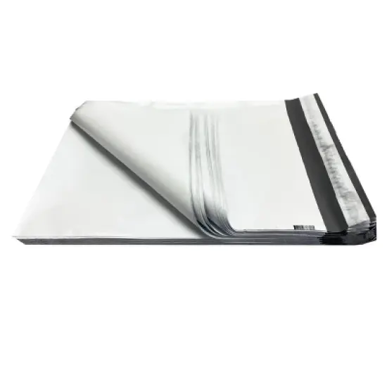 UOFFICE 200 Poly Mailers Bags 10x13" - #3 Envelopes White Self-Sealing image {2}