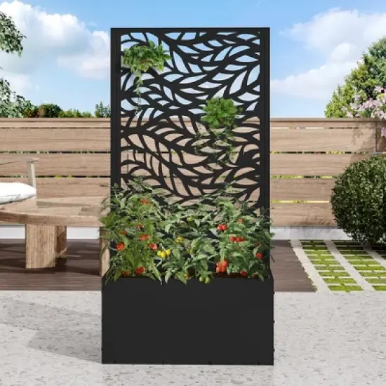 PexFix  Metal Wall Planter Box with Trellis for Climbing Plants image {1}