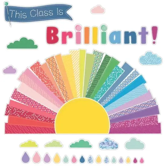 Carson Dellosa Education Crafty and Cool This Class Is Brilliant! Bulletin Board Set, 69 Pieces image {1}
