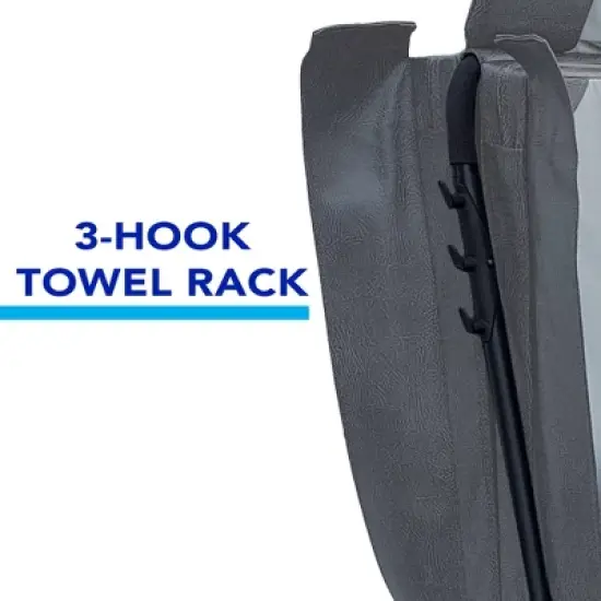 Puri Tech Pivot Spa & Hot Tub Cover Lift System Silver Top Mount Reinforced Brackets Double Coated Aluminum Structure Fits Most Spas & Hot Tubs image {4}