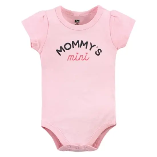 Hudson Baby Infant Boys Cotton Bodysuit and Pant Set, Bold Mom Dad image {3}