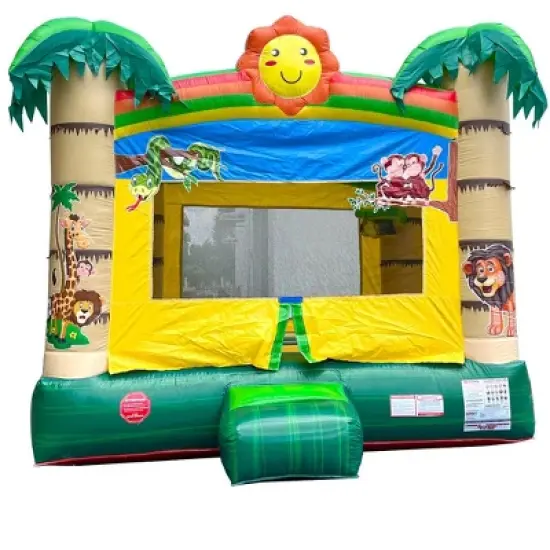 Pogo Bounce House Crossover Kids Inflatable Bounce House with Blower image {15}