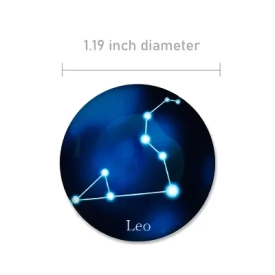 Wrapables Crystal Glass Magnets, Refrigerator Magnets for Office Whiteboards, Cabinets, Lockers (Set of 12), Constellations image {1}