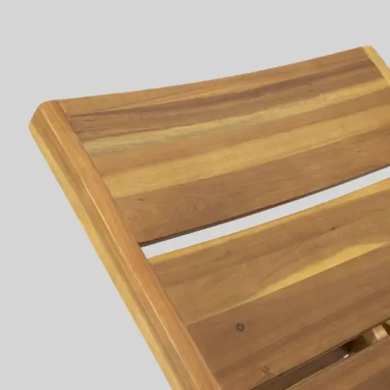 Maki Wood Chaise Lounge - Christopher Knight Home image {2}