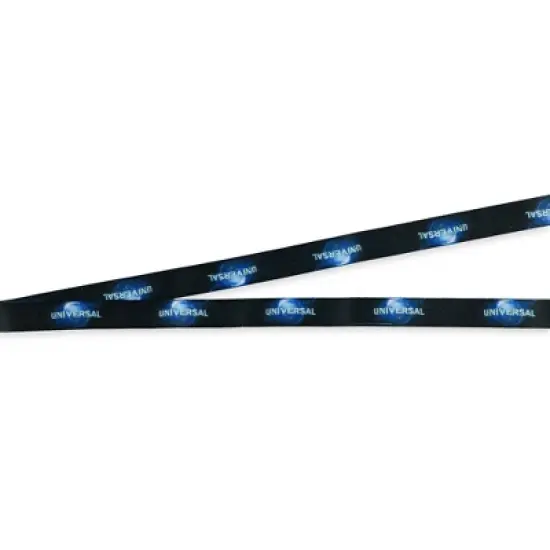 Universal Film Production Company Lanyard Breakaway ID Badge Holder Keychain Black image {4}