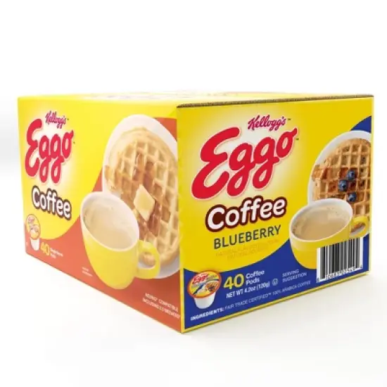 Eggo Blueberry Waffle Coffee Pods Fair Trade Certified- 40 ct image {1}